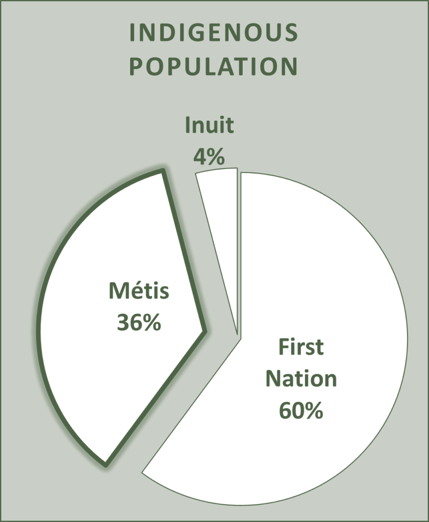Indigenous population by s. 35 category (Statistics Canada, 2021)